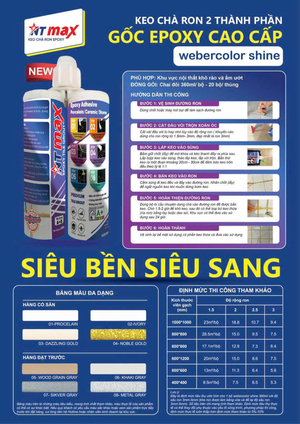 Keo Chích Mạch Epoxy Trong Nhà
